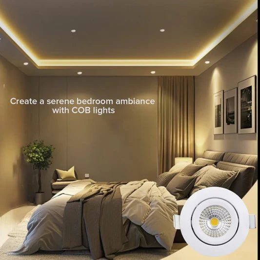 Dimmable Celling LED COB Downlights